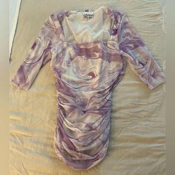 GANNI Shirt with Rouches (S) - Picture 6 of 10